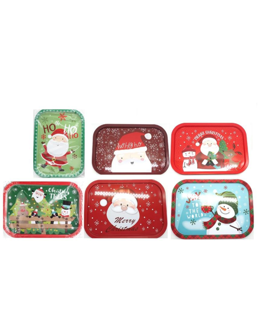 VASSOIO LATTA XMAS RETT. 29x48cm 88396