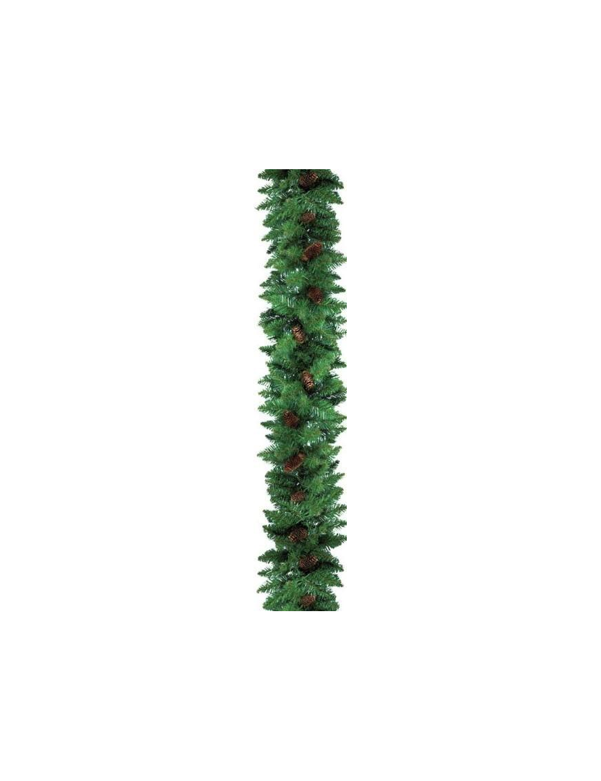 BOA GARLAND WITH PINE CONES cm270 x diameter 30cm