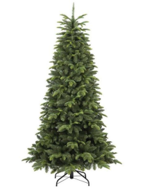 ALBERO DI NATALE PARCO 240cm VERDE 1305 RAMI diam. 116cm MONTAGGIO A OMBRELLO
