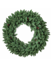 CORONA VERDE CON PIGNE diametro 75cm