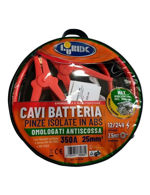 LUBEX CAVI AUTO 25mm 3,5mt 44424