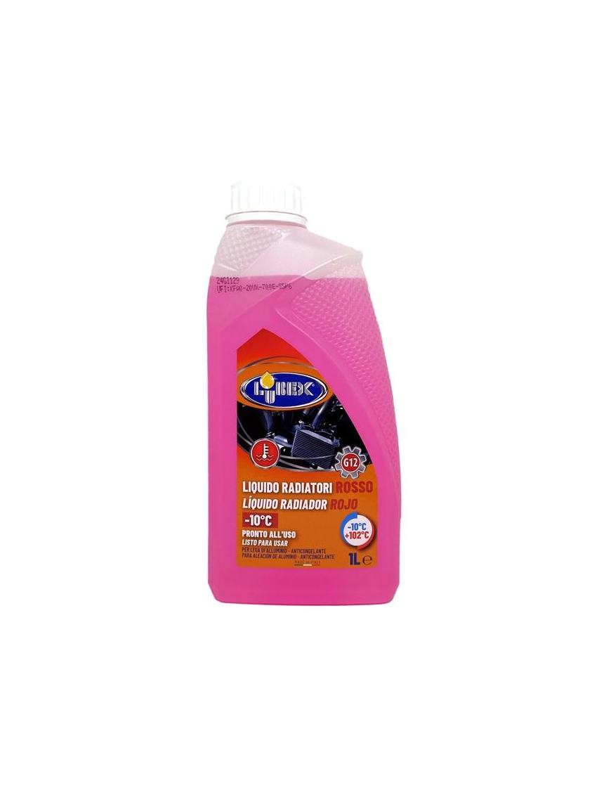 LUBEX LIQUIDO RADIATORE ROSSO -10 1lt