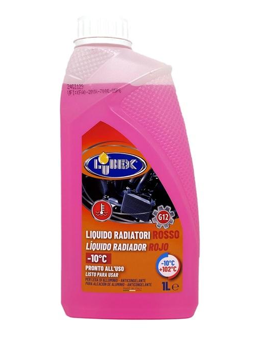 LUBEX LIQUIDO RADIATORE ROSSO -10 1lt