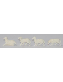 ANIMALI PECORE 2cm LUCIDE 48pezzi