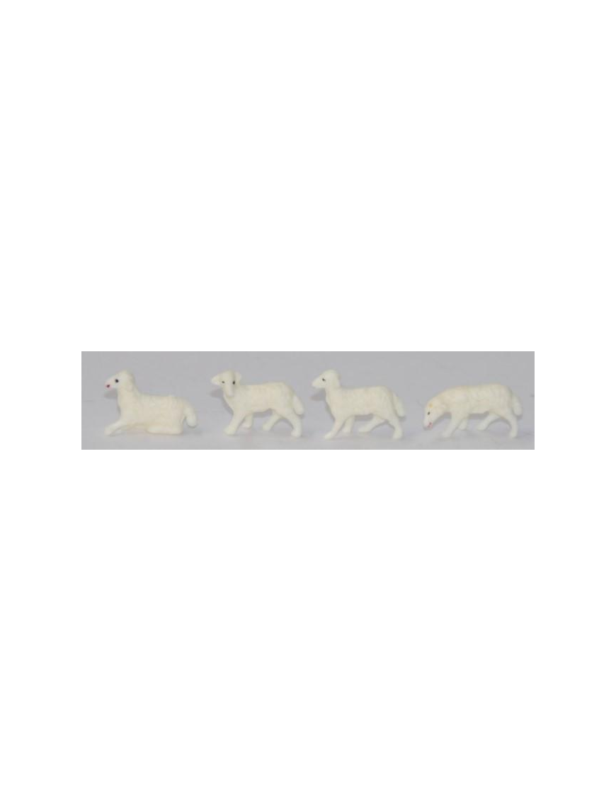 ANIMALI PECORE 2cm LUCIDE 48pezzi