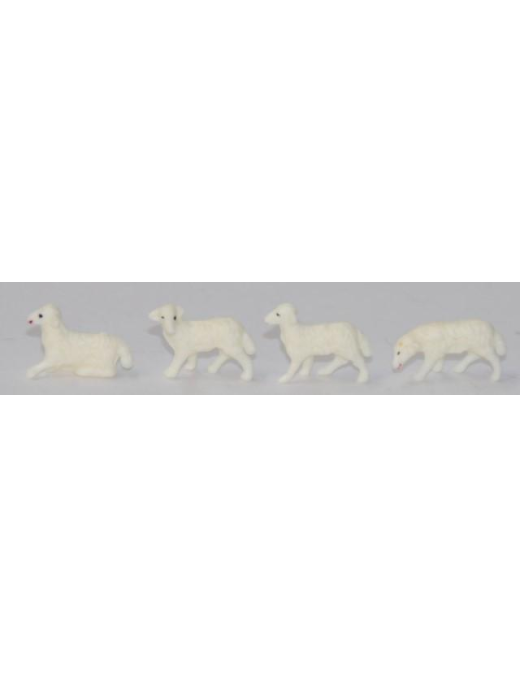 SHEEP ANIMALS 2cm GLOSS 48 pieces