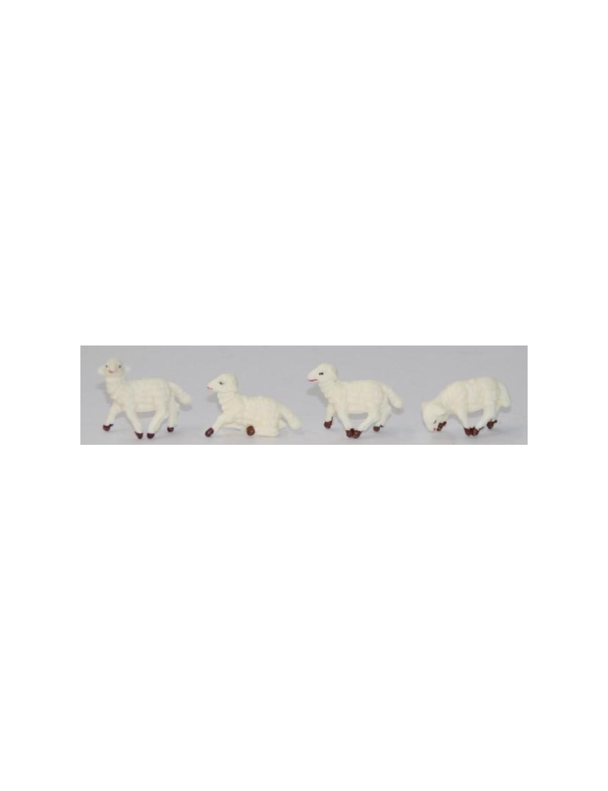 ANIMALI PECORE 3cm LUCIDE 24pezzi