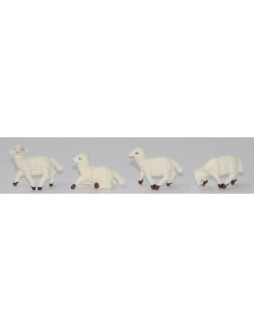 SHEEP ANIMALS 3cm GLOSS 24 pieces