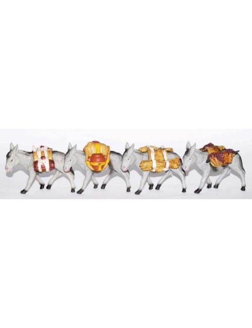 ANIMALI ASINO CON SOMA  ASSORTITI