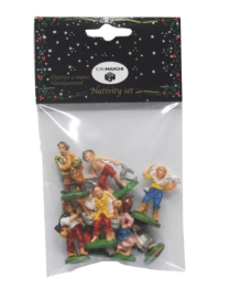 CHARACTERS 4cm SHEEPHERDS 8 pieces