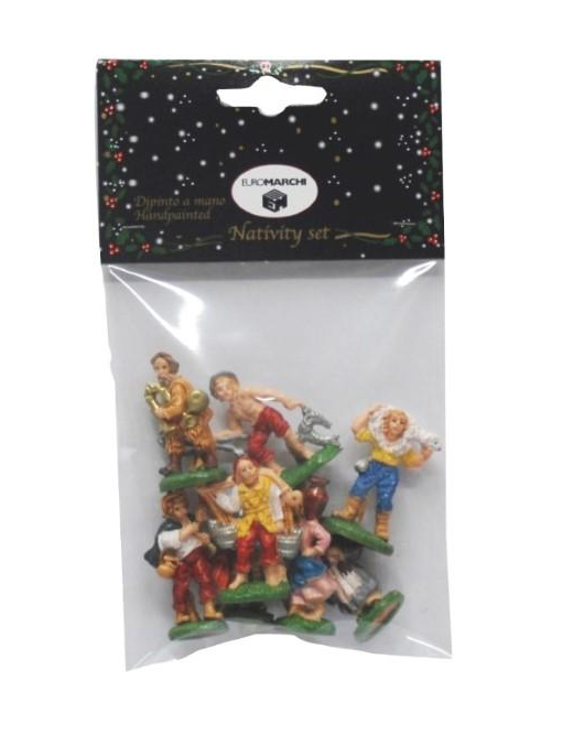 CHARACTERS 4cm SHEEPHERDS 8 pieces