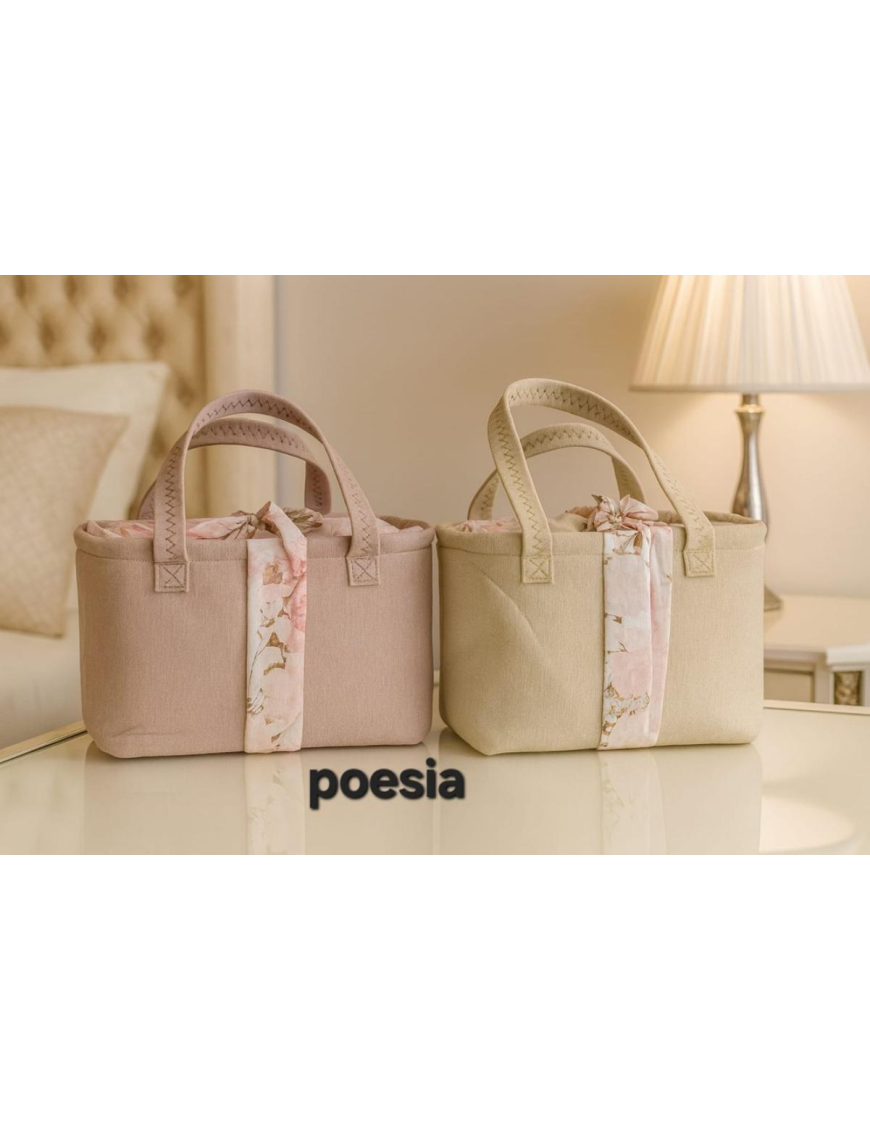 PLAID CON BORSETTA MODELLO POESIA
