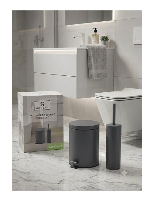 L.BAGNO SET PATTUMIERA+SCOPINO