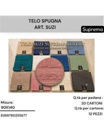 TELO BAGNO SPUGNA SUZI 600gr 90x140
