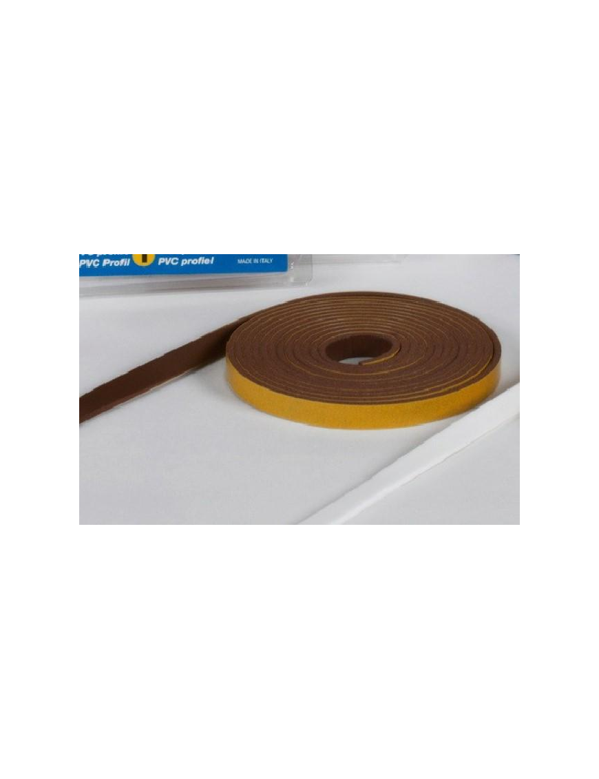 PARAFREDDO PVC ADESIVO mm9x3x6mt MARRONE