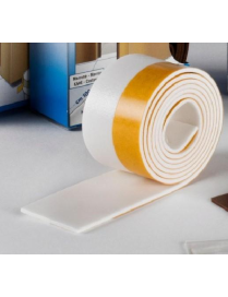 PARASPIFFERI PORTA ADESIVO PVC mm38x100 CM BIANCO