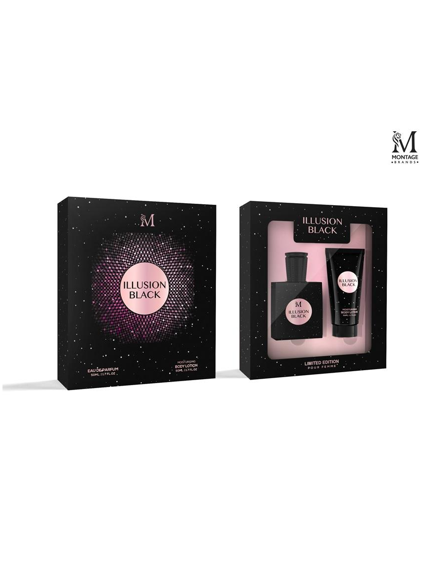 CONF. REGALO 2pz DONNA ILLUSION BLACK