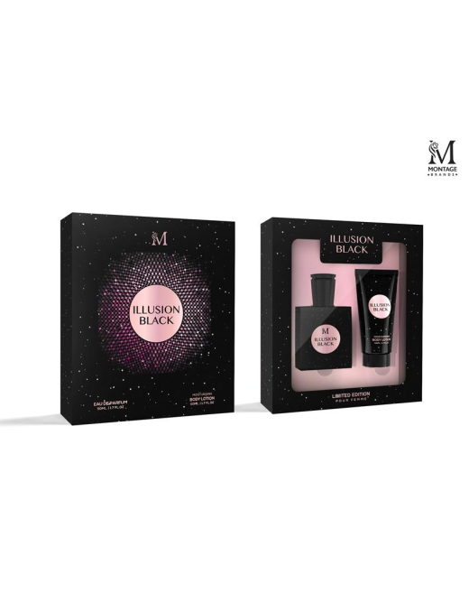 CONF. REGALO 2pz DONNA ILLUSION BLACK