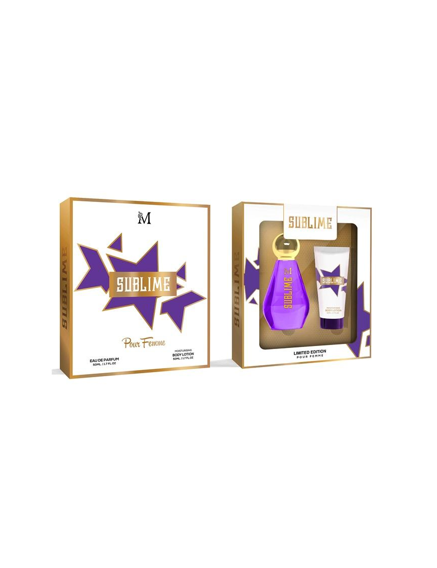 CONF. REGALO 2pz DONNA SUBLIME POUR FEMM