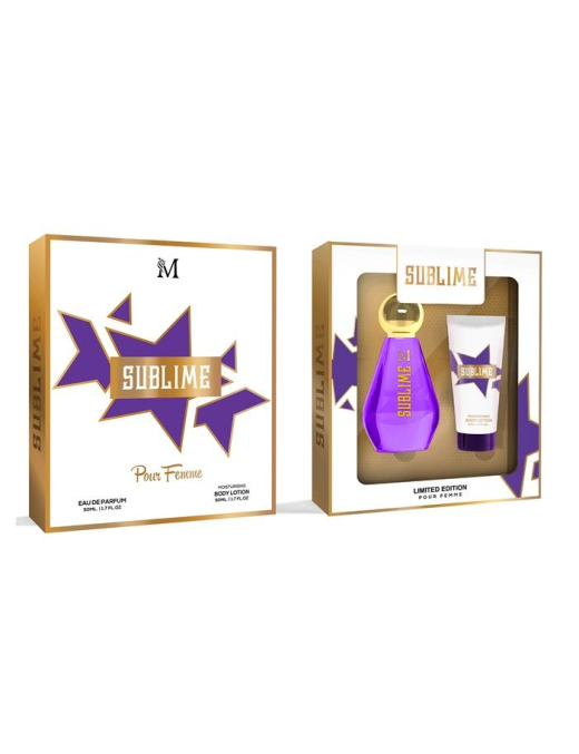 CONF. REGALO 2pz DONNA SUBLIME POUR FEMM