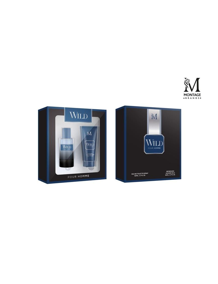 CONF. REGALO 2pz UOMO WILD POUR HOMME