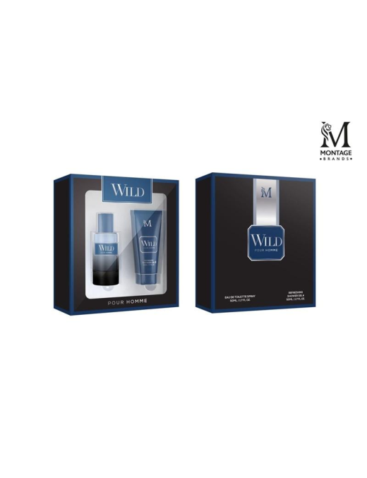 CONF. REGALO 2pz UOMO WILD POUR HOMME