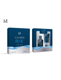CONF. REGALO 2pz UOMO AQUARIUS BLUE FOR