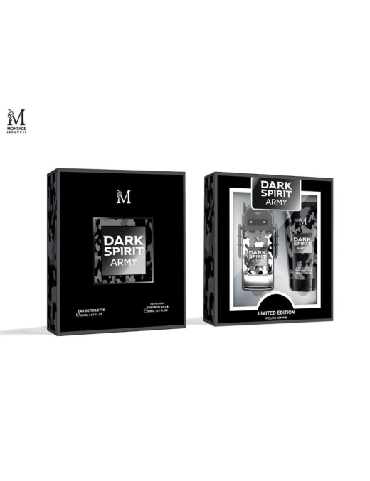 CONF. REGALO 2pz UOMO DARK SPIRIT ARMY
