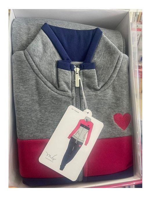 TUTA FELPA 260gr DONNA 14pz TG ASS.