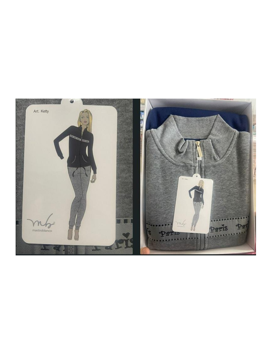 TUTA FELPA 260gr DONNA 14pz TG ASS.