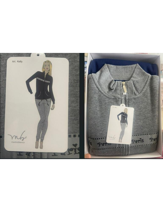 TUTA FELPA 260gr DONNA 14pz TG ASS.