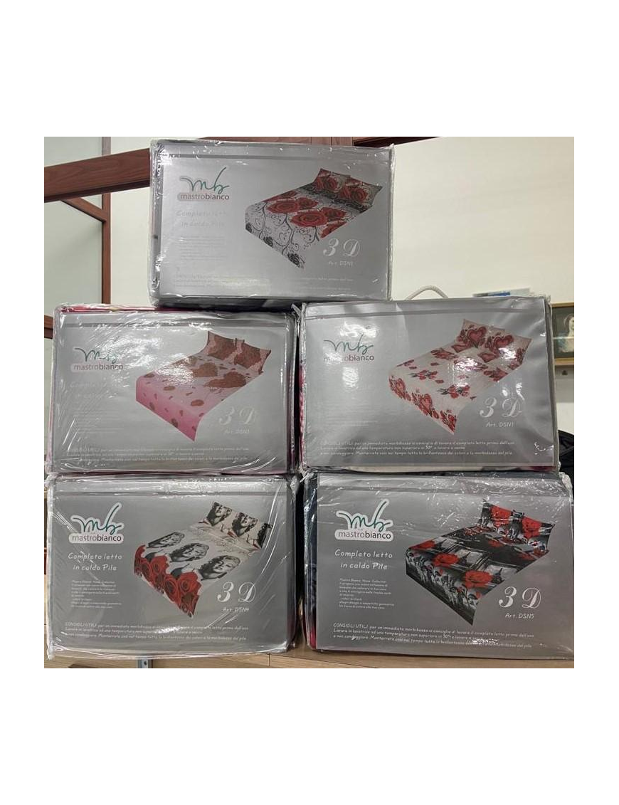 COMPLETE 3D FLEECE DOUBLE BED