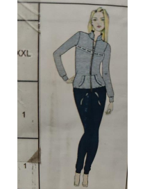 TUTA FELPA 260gr DONNA 14pz TG ASS.