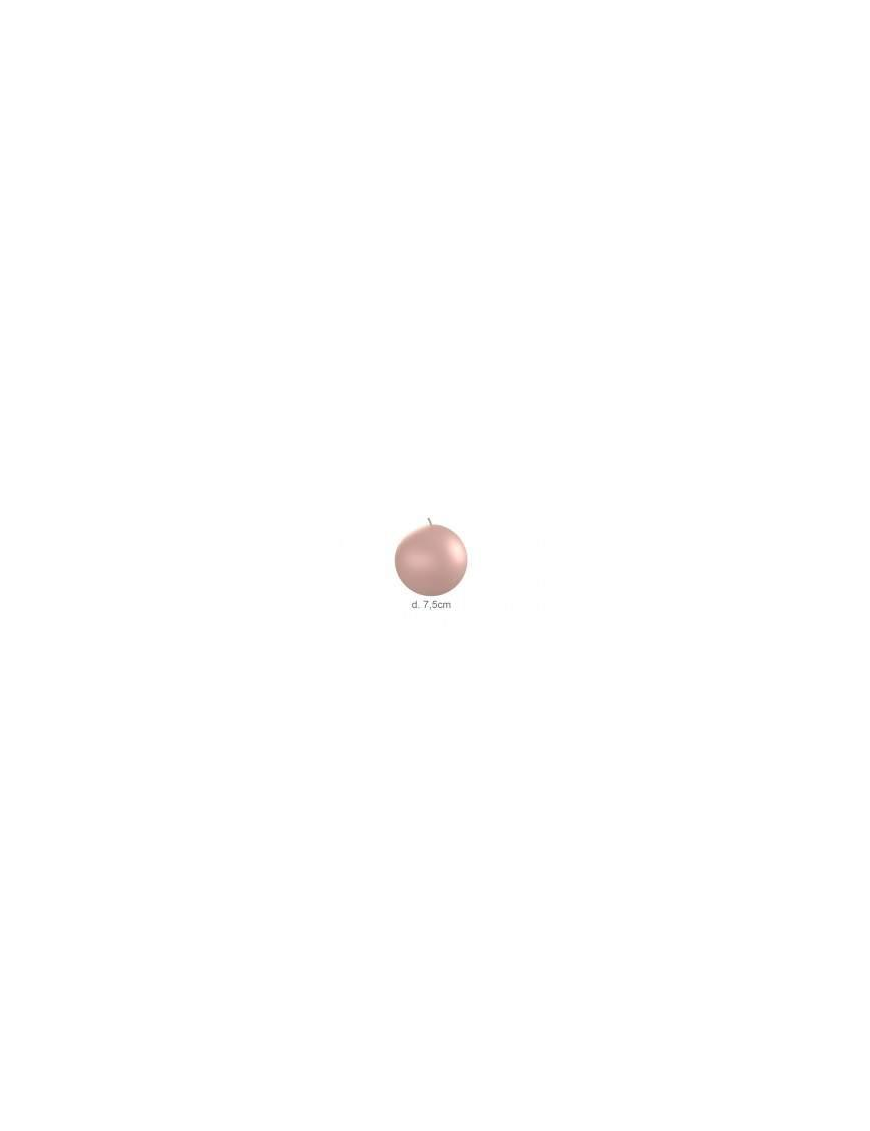 ROSA A. CANDELA SFERA d.  7,5cm 00738 $$