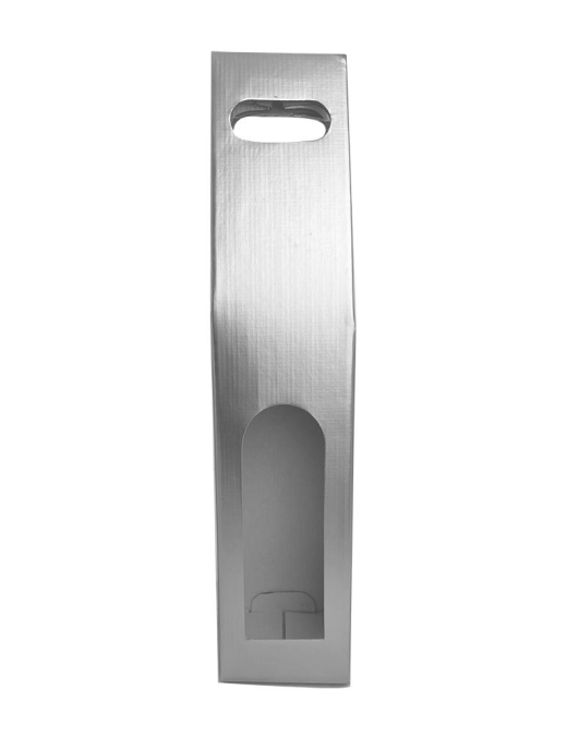 METALLIC SILVER BOTTLE HOLDER