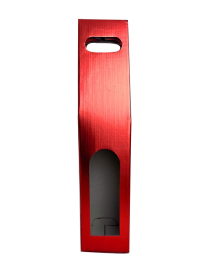 PORTABOTTIGLIA ROSSO METALLIZZATO