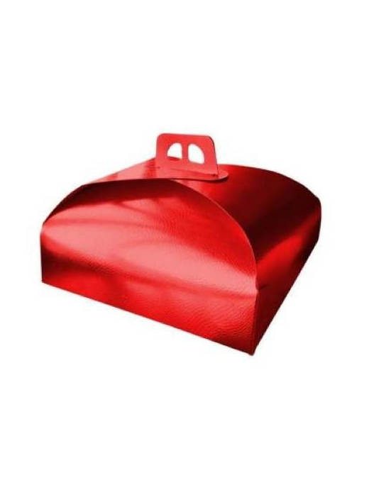 RED CAKE BOX 33x33cm