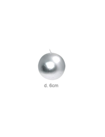 ARGENTO CANDELA SFERA d.  6cm 4071 $$
