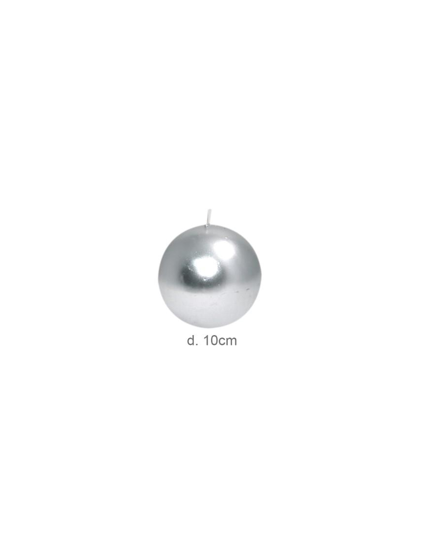 ARGENTO CANDELA SFERA d. 10cm 4002 $$