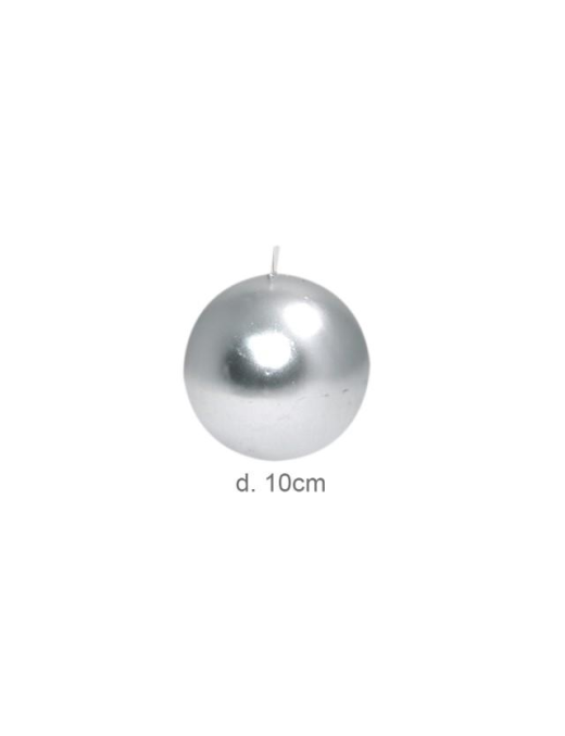 ARGENTO CANDELA SFERA d. 10cm 4002 $$