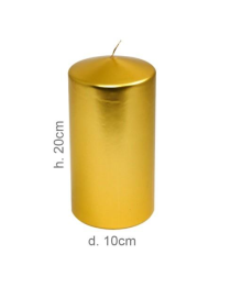 ORO CANDELA MOCCOLO 10x20cm 3906 $$