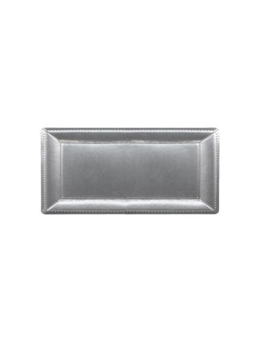 VASSOIO ARGENTO RETTANGOLARE 19x40cm