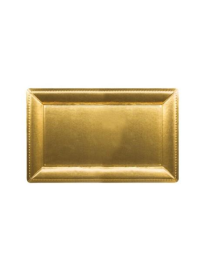 RECTANGULAR GOLD TRAY32x42cm