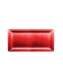 RED RECTANGULAR TRAY32x42cm