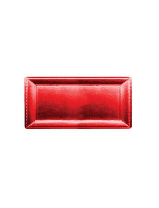RED RECTANGULAR TRAY32x42cm