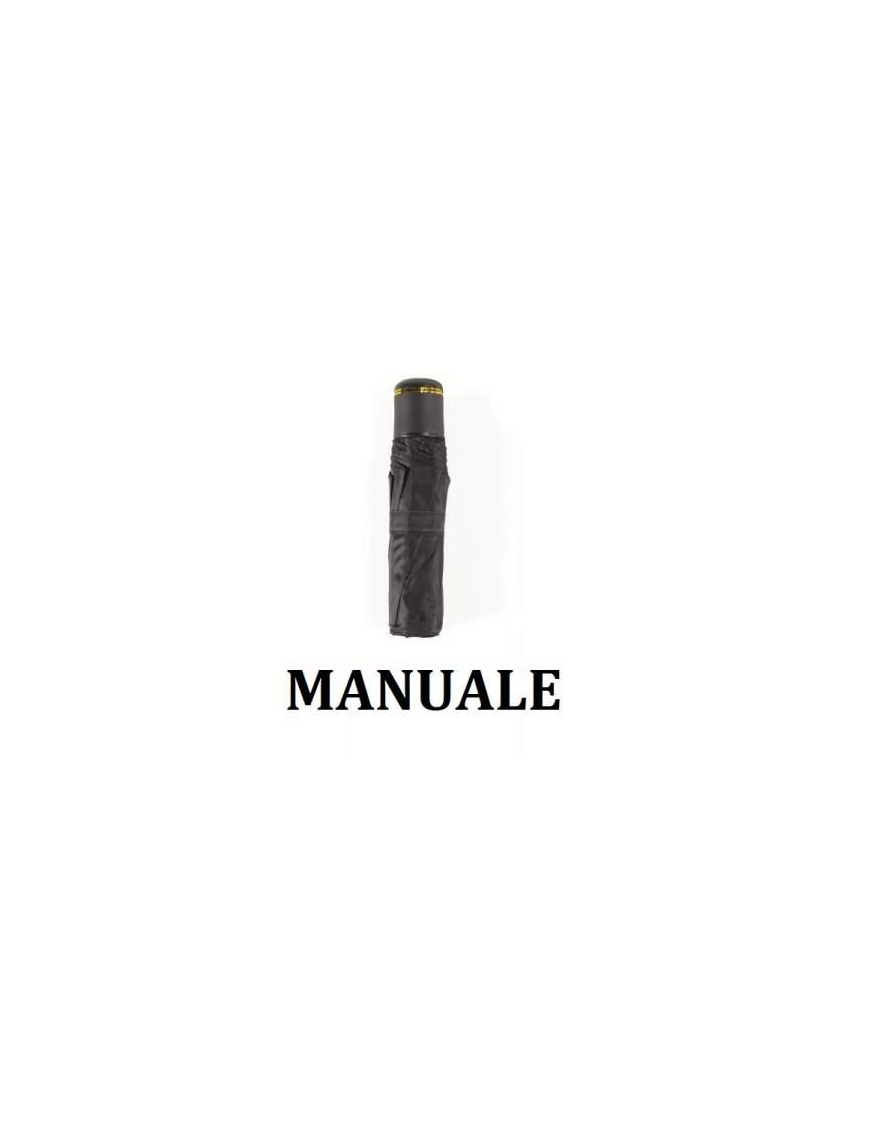 OMBRELLO MANUALE UNISEX MINI NERO
