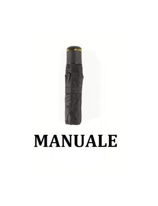 OMBRELLO MANUALE UNISEX MINI NERO