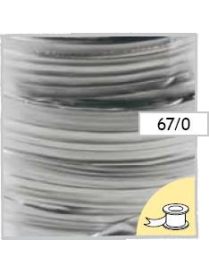 POLYSILK METALLIC SILVER TAPE 50m
