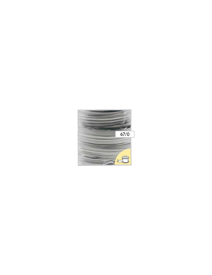 NASTRO POLYSILK METALLIZZATO ARGENTO 50mt