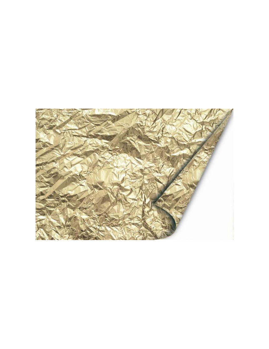 METALLIC POLYSILK BOIL cm100x20 GOLD